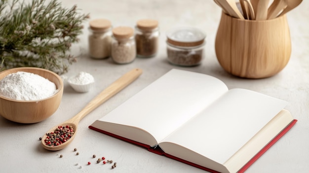 Książki kucharskie i składniki